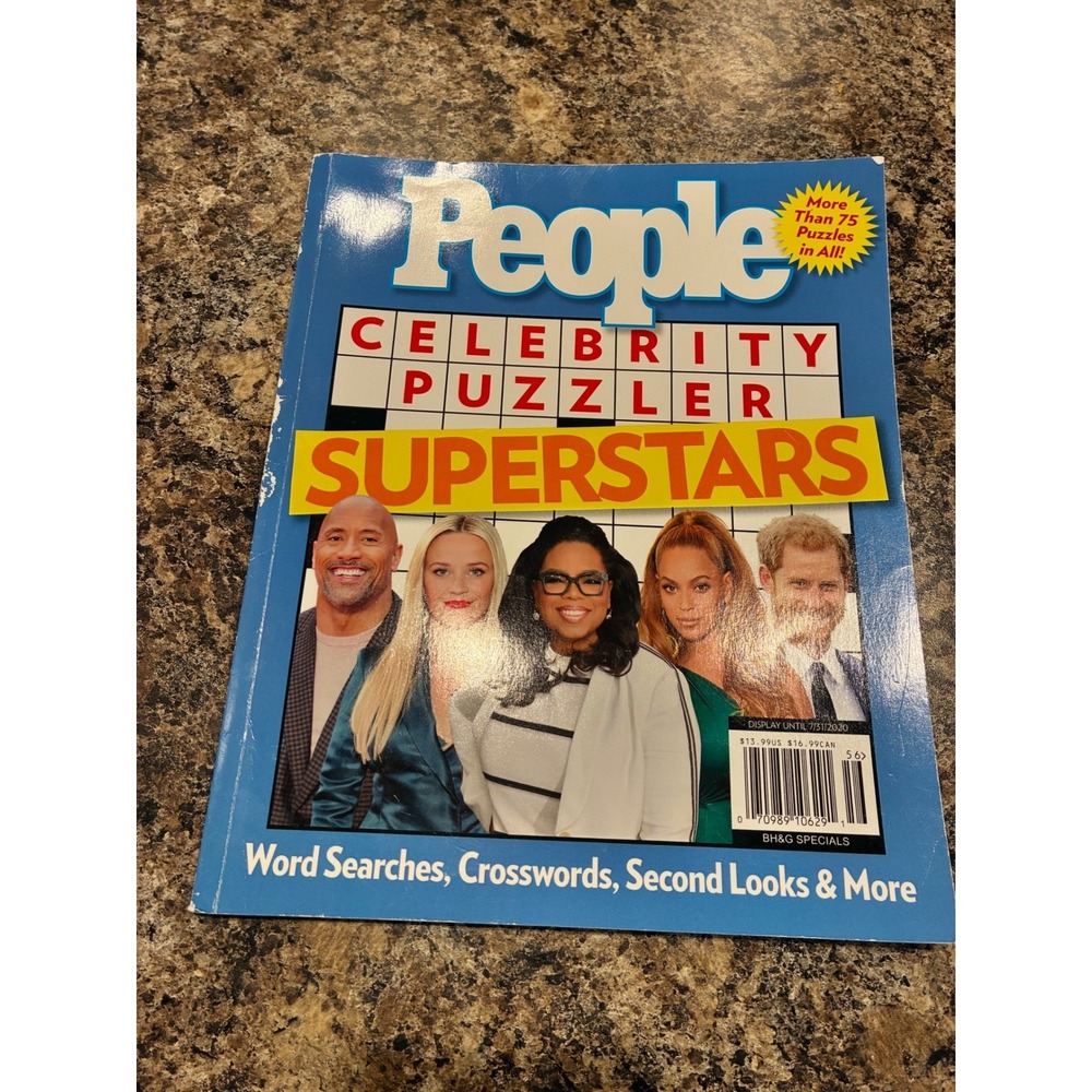 People Celebrity Puzzler Superstars Magazine 2020 Over 75 Puzzles BH&G Special